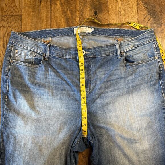 Torrid Denim Jeggings Jeans Skinny Stretch Med Wash High Rise Women's Sz 26T - Picture 4 of 7